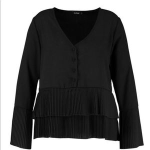 Pleated Blouse